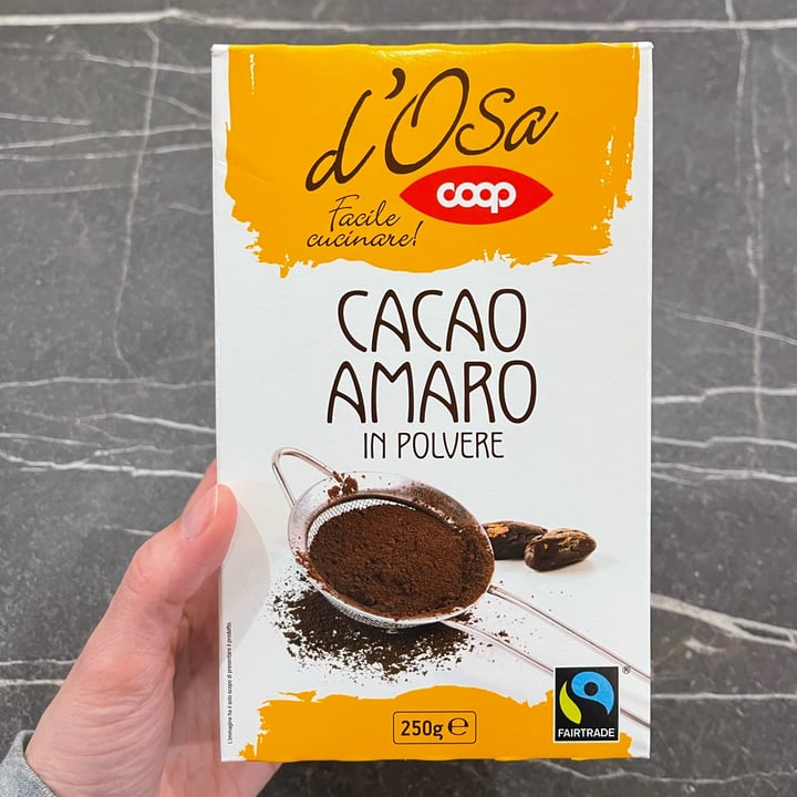 photo of D’osa Coop Cacao Amaro In Polvere shared by @valeriaconte on  02 May 2022 - review