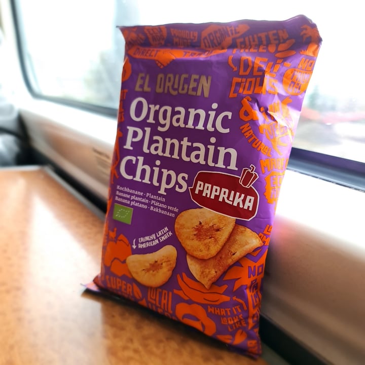 photo of El Origen Organic Plantain Chips - Paprika shared by @parismelody on  08 Dec 2022 - review
