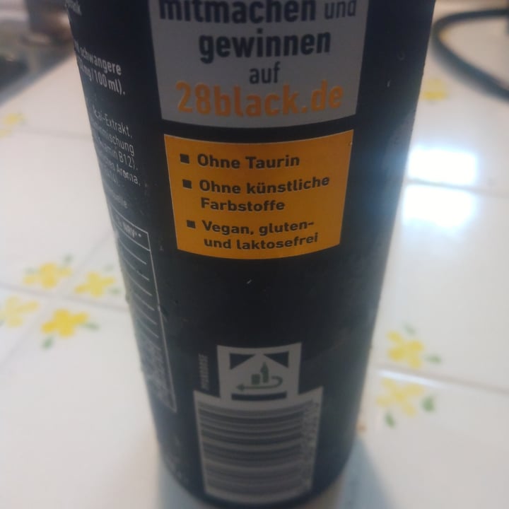 photo of 28 Black Energy Drink shared by @micveg on  20 May 2022 - review