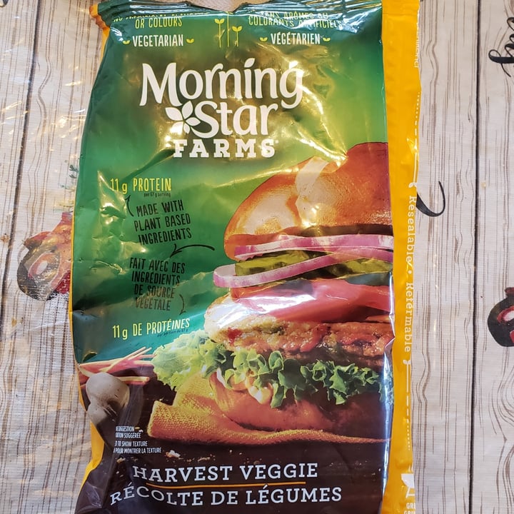 photo of MorningStar Farms Garden Veggie shared by @averyvegan on  26 Apr 2021 - review