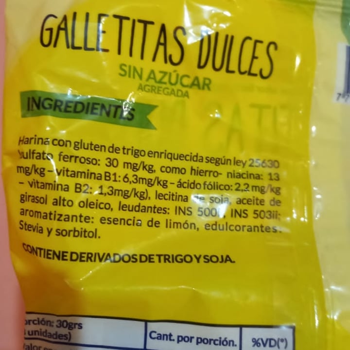photo of Ceral Alimentos Diet Galletitas Dulces sabor Limón sin Azucar Agregada shared by @yyazyyazmin on  11 Nov 2022 - review