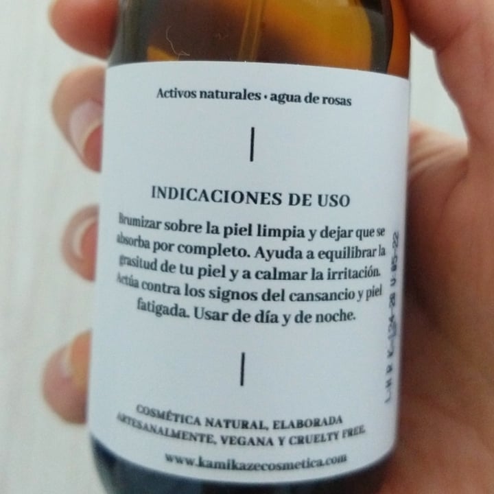 photo of Kamikaze Cosmetica Tónico shared by @veggietips on  15 Sep 2020 - review
