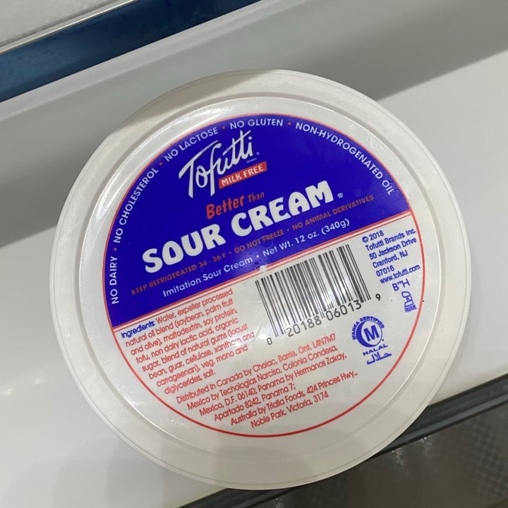 review photo of Tofutti Better than Sour Cream shared by @taylorangell on 20 Aug 2021 - review