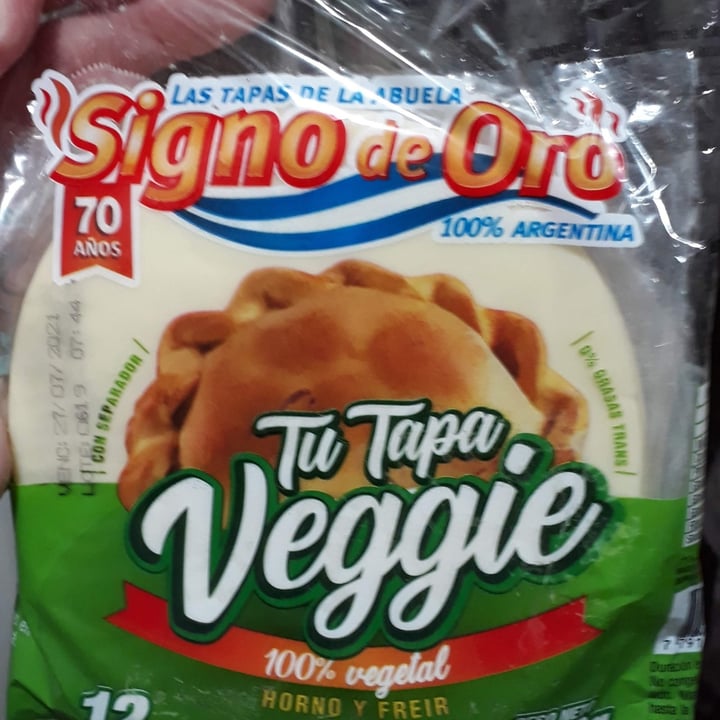 photo of Signo de Oro Tapa De Empanada Veggie shared by @rominasnm on  28 Jun 2021 - review