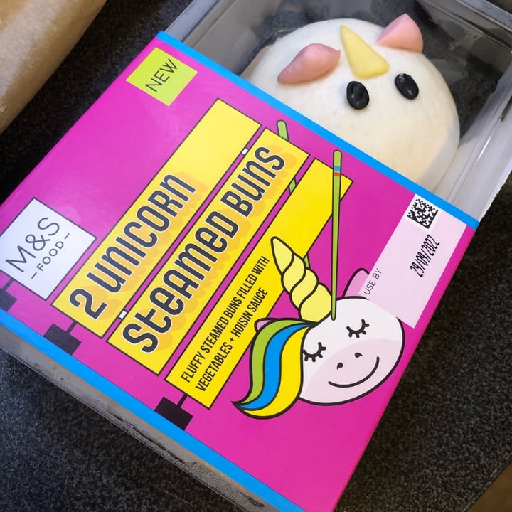 photo of Marks & Spencer Food (M&S) 2 Unicorn Steamed Buns shared by @cloudnineberry on  22 Sep 2022 - review