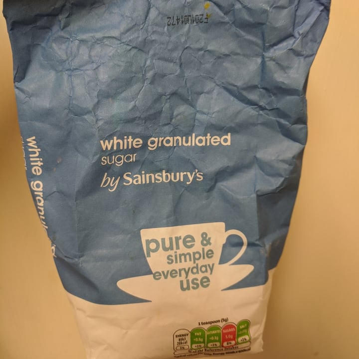 photo of Sainsbury's White granulated sugar shared by @yehudissum on  29 Sep 2020 - review