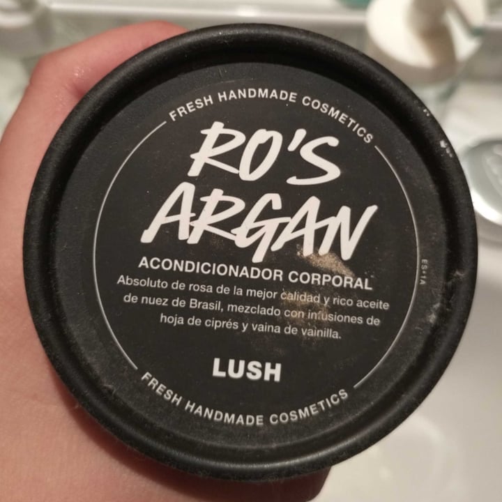 photo of LUSH Fresh Handmade Cosmetics Ro's argan shared by @cansada on  28 Sep 2021 - review