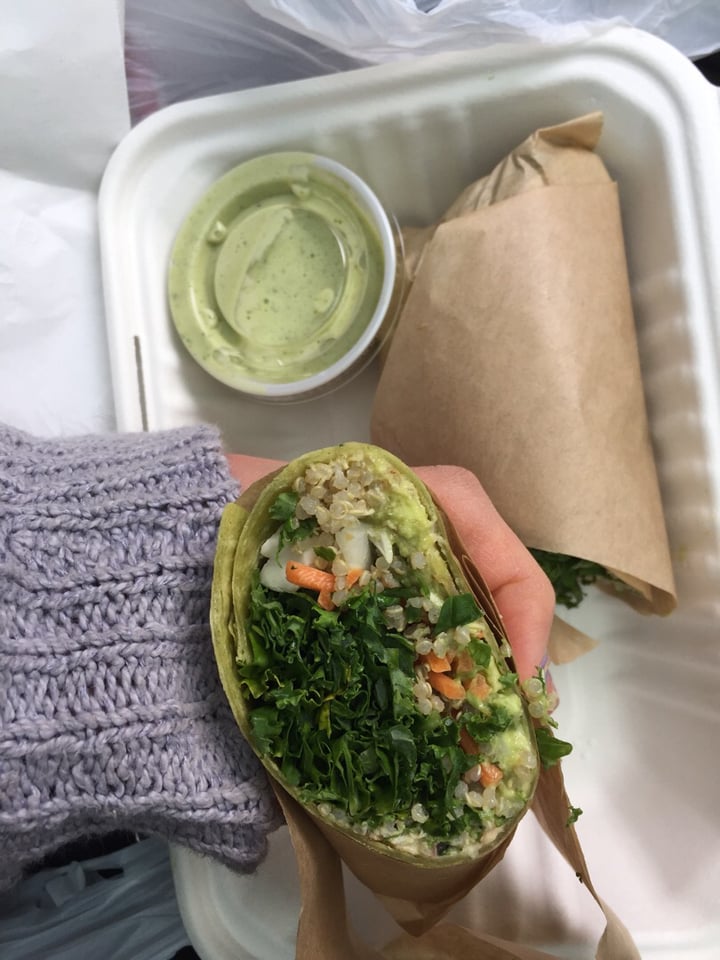 photo of Kale Me Crazy Vegan Wrap shared by @jocelynspizman on  20 Mar 2019 - review