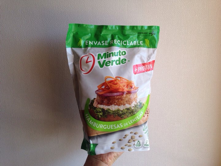 review photo of Minuto verde Hamburguesas de Lentejas shared by @brvjave on 20 Feb 2020 - review