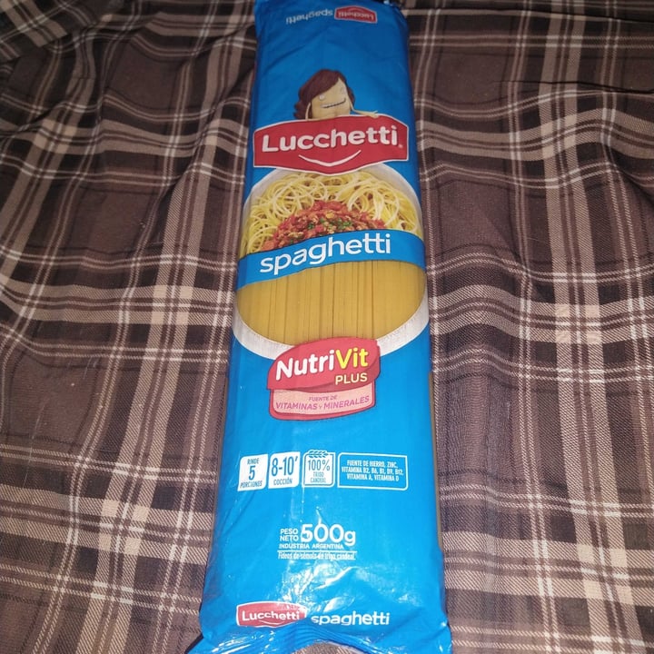 photo of Lucchetti Fideos spaghetti shared by @agusvegana1990 on  30 Apr 2021 - review