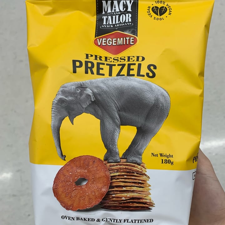 photo of Macy and Tailor Vegemite pressed pretzels shared by @hani-frangipani on  17 Oct 2021 - review