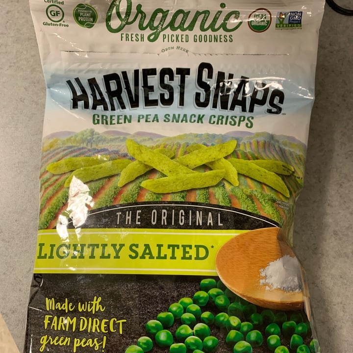 photo of Harvest Snaps Green Pea Snack Crisps shared by @unejanie on  05 Feb 2022 - review