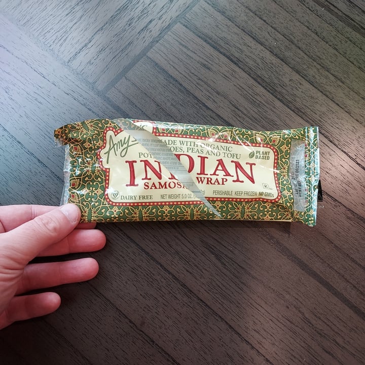 photo of Amy’s Indian samosa wrap shared by @spacedemon on  07 Dec 2021 - review