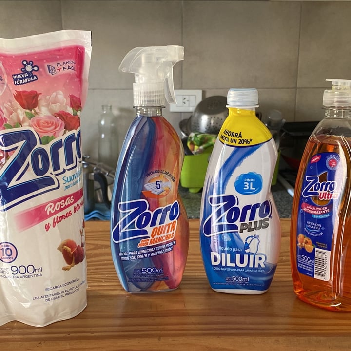 review photo of Zorro Zorro. Jabon para ropa, suavizante , quitamanchas , detergente. shared by @deborabio on 12 Dec 2022 - review