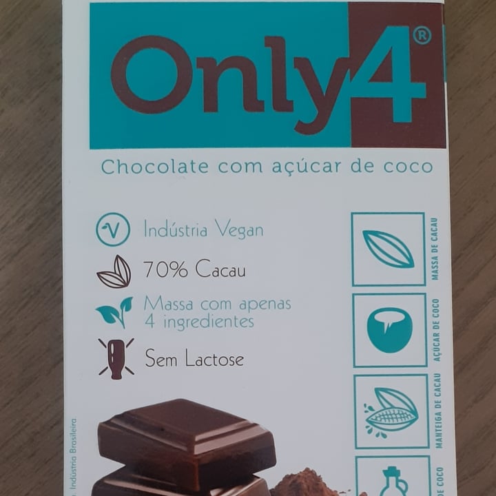 photo of Only4 Chocolate com açucar de coco shared by @andreiabragatto on  03 May 2022 - review