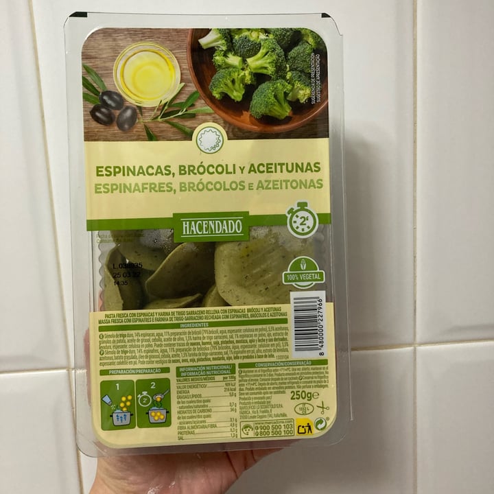 photo of Hacendado Pasta fresca shared by @veganwildce on  06 Mar 2022 - review