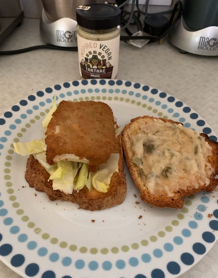 review photo of Get the V Feeling Breaded Fishless Steak Get The V Feeling Breaded Fishless Steaks shared by @vegangenie on 31 Mar 2020 - review