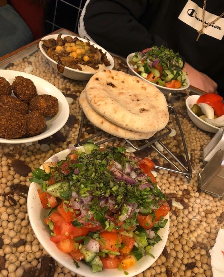photo of Ben-Sira Hummus Hummus with mushrooms shared by @natalie2 on  29 Feb 2020 - review