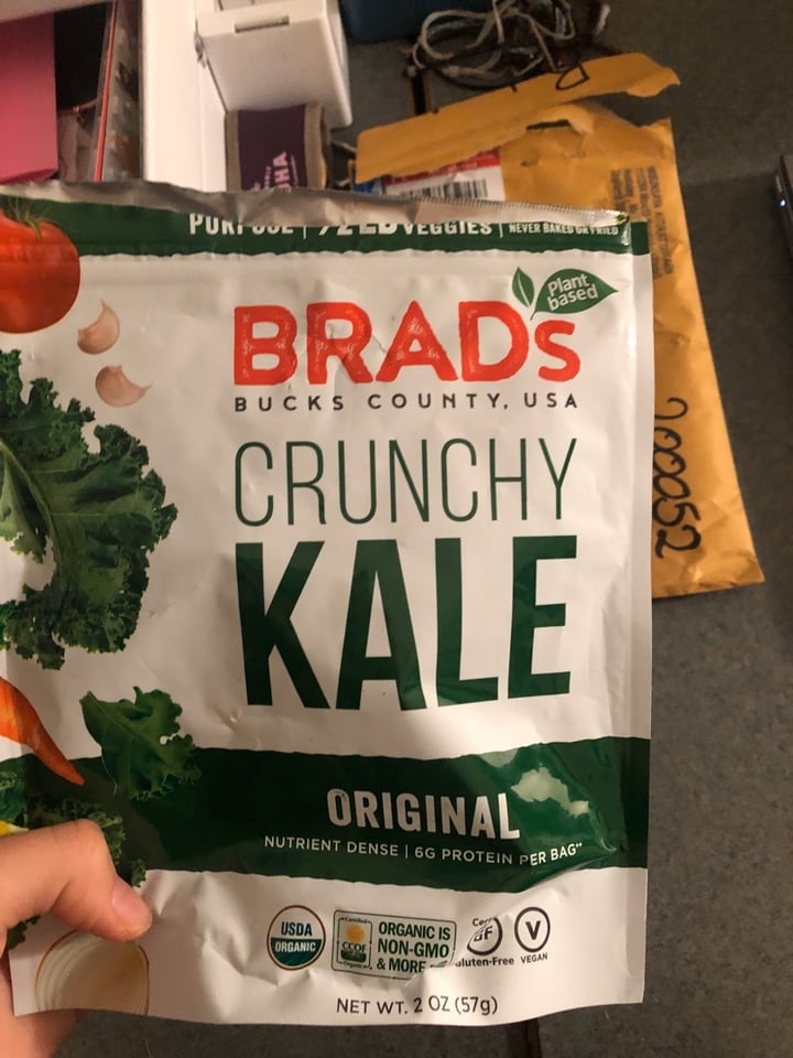 photo of Brad’s Plant Based Crunchy Kale Chips shared by @jacqueline7291 on  25 Oct 2019 - review