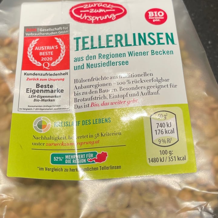 photo of Zurück zum Ursprung Tellerlinsen shared by @mila123 on  02 Jan 2021 - review