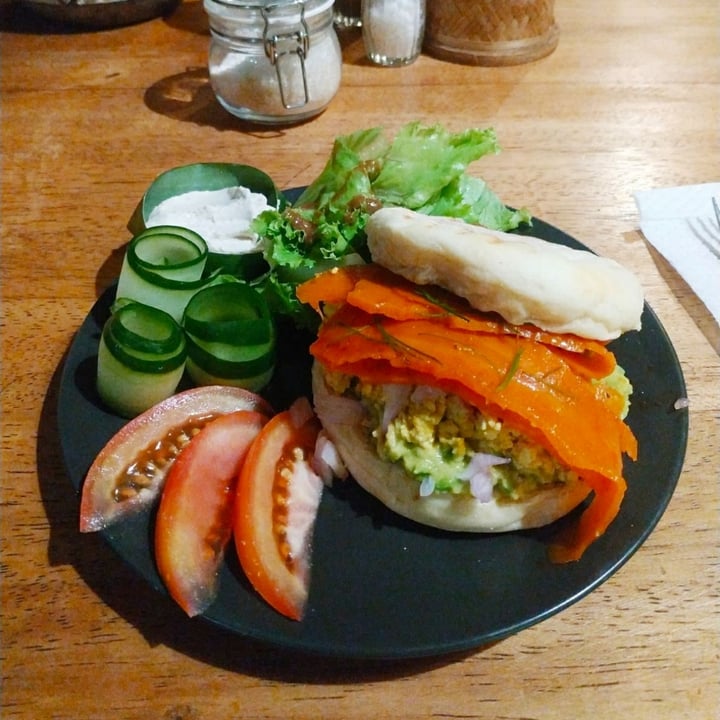 photo of Rimba cafe Vegan English Muffin shared by @nadezhdak on  27 May 2021 - review