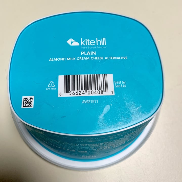 review photo of Kite Hill Cream Cheese Alternative Plain shared by @anthrowolfe on 30 Jul 2022 - review