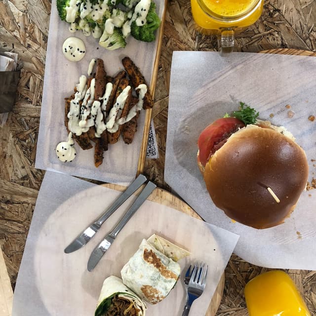 Foto del piatto “Veggie Cheese Burger”