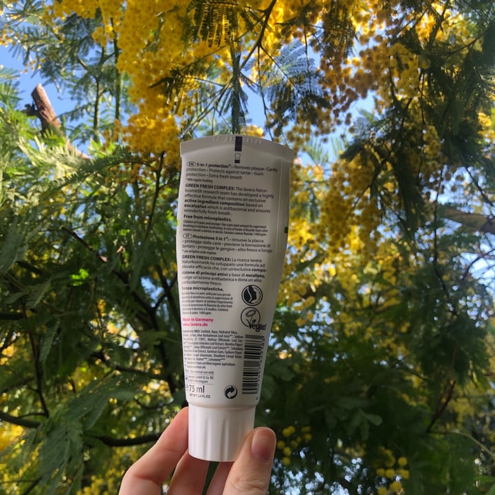 photo of Lavera Naturkosmetik Toothpaste Total care shared by @millathecaterpillar on  23 Mar 2022 - review