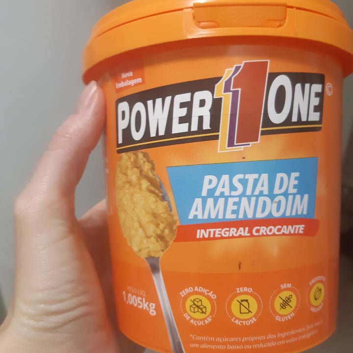 review photo of Power One Pasta De Amendoim Integral Crocante shared by @fedelgiudice on 01 May 2022 - review