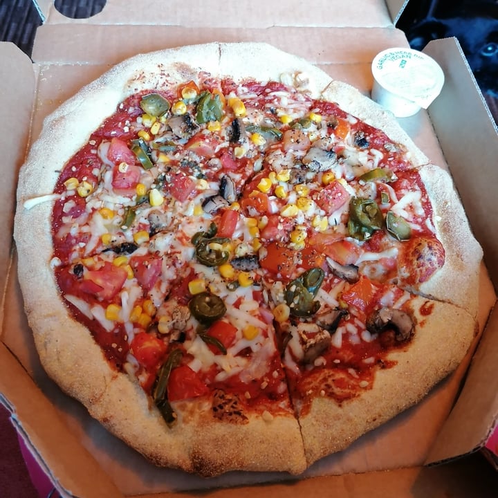 review photo of Domino's Pizza - Brighouse Vegan pizza shared by @louievarley on 15 Sep 2020 - review