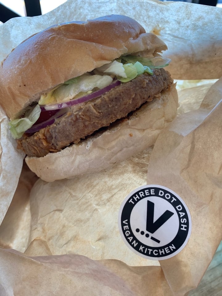 photo of 3 Dot Dash Vegan Kitchen Souther BBQ Chickn Sandwich shared by @cvbowman on  21 Jan 2020 - review