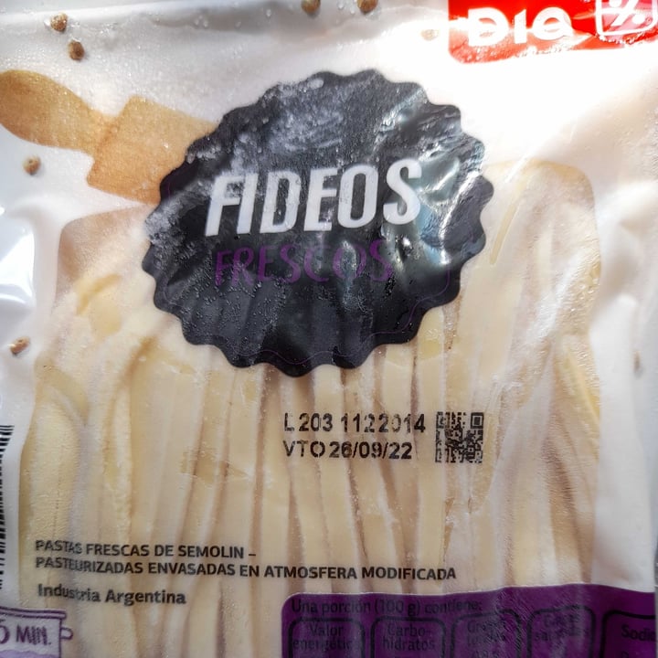 photo of Dia% Fideos frescos shared by @paauvegan on  25 Aug 2022 - review