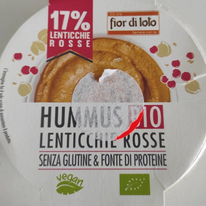 review photo of Fior di Loto Hummus Bio Di Lenticchie Rosse shared by @linda95 on 15 Jul 2022 - review