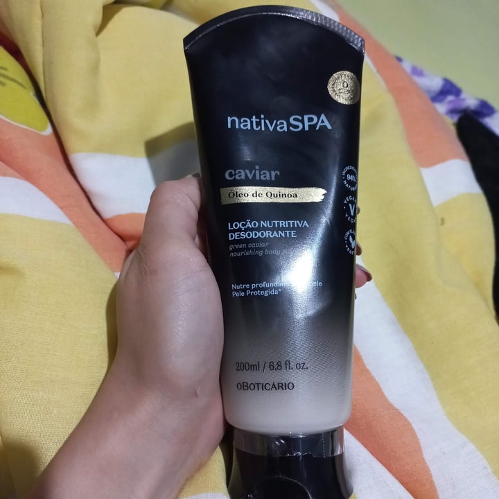 review photo of O Boticário nativa spa Hidratante De Caviar shared by @thaiane on 30 Sep 2022 - review