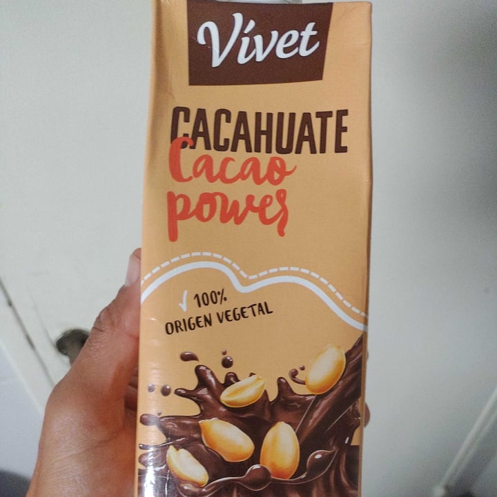 photo of Vívet Leche de Cacahuate sabor Cacao Power shared by @pablofede on  11 Oct 2021 - review