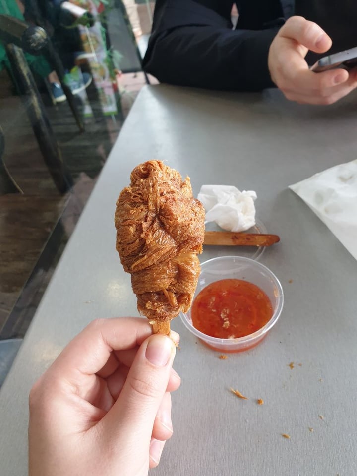 photo of Vegan Restaurant West End Fried Drumstick shared by @minimaljenna on  13 Apr 2020 - review