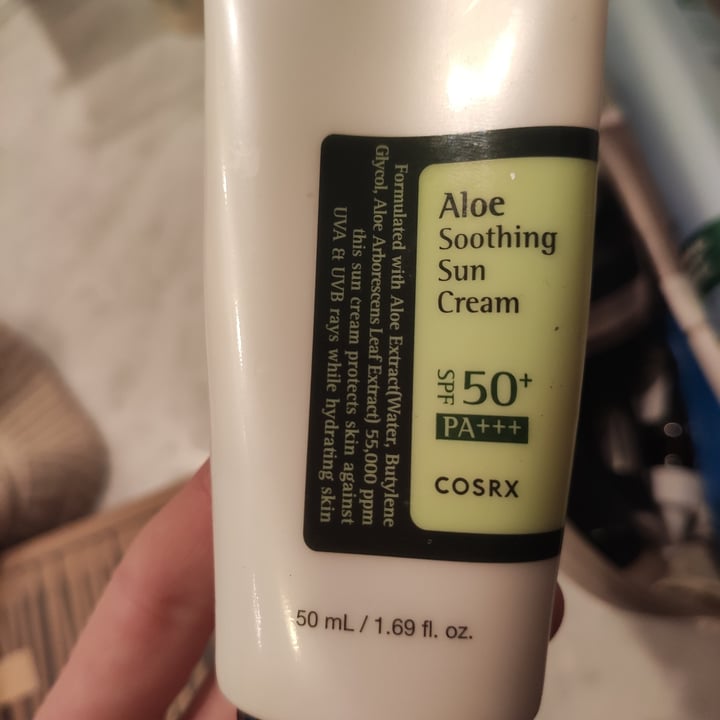 photo of Cosrx Aloe Soothing Sun Cream shared by @annadeb on  20 Apr 2022 - review