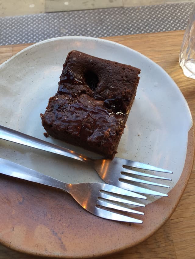Photo of the dish “Chocolate And Cherry Brownie”