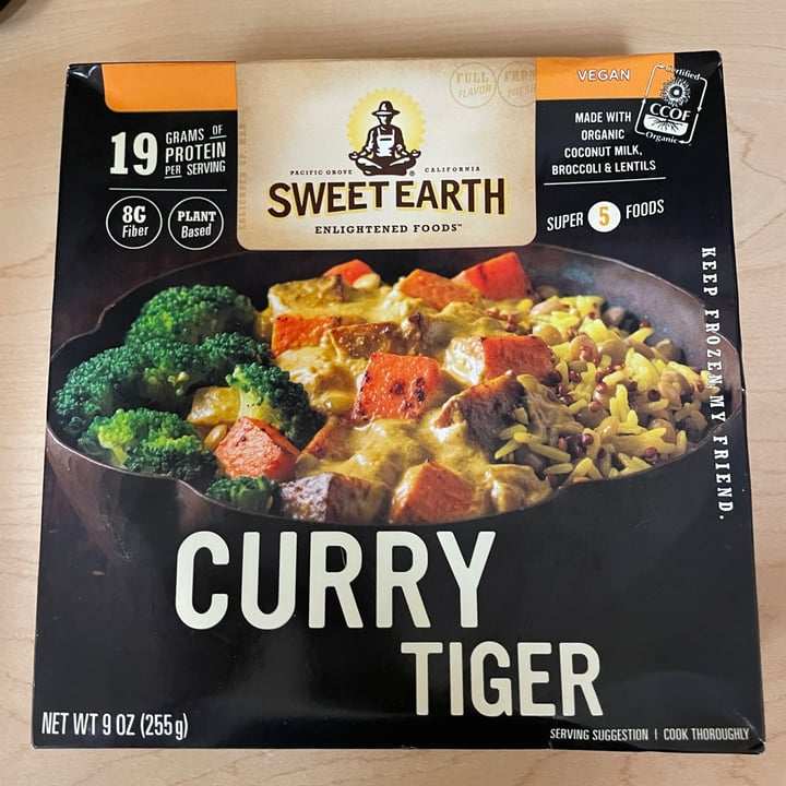 photo of Sweet Earth Curry Tiger shared by @s10bee on  11 Aug 2021 - review