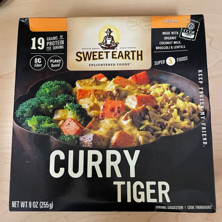 review photo of Sweet Earth Curry Tiger shared by @s10bee on 11 Aug 2021 - review