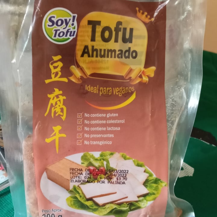 photo of Soy! Tofu Tofu ahumado shared by @rominaaa on  29 Mar 2022 - review