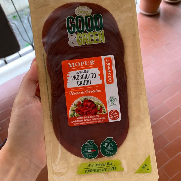 photo of Good and green Mopur Al gusto Di Prosciutto Crudo shared by @nefos19 on  15 Jun 2022 - review