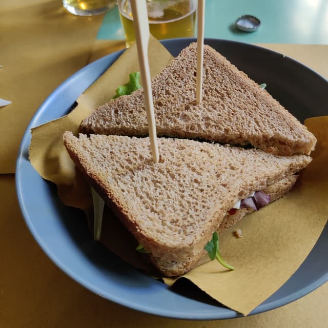 Photo of the dish “Burger con Pane da Toast”