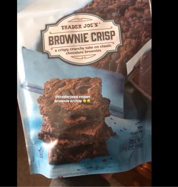 photo of Trader Joe's Brownie Crisp shared by @veganzzz on  05 Jul 2020 - review