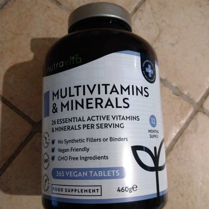 photo of Nutravita Multivitamins & minerals shared by @walkabout-veg on  13 Oct 2021 - review