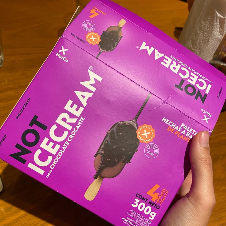 review photo of NotCo Not Icecream Chocolate Crocante shared by @1wandadeluca on 05 Jun 2022 - review