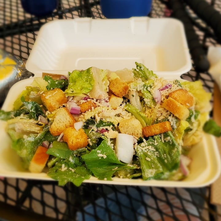photo of Golden Dinosaurs Vegan Deli Ceasar Salad shared by @emilypaulsen on  22 Mar 2021 - review
