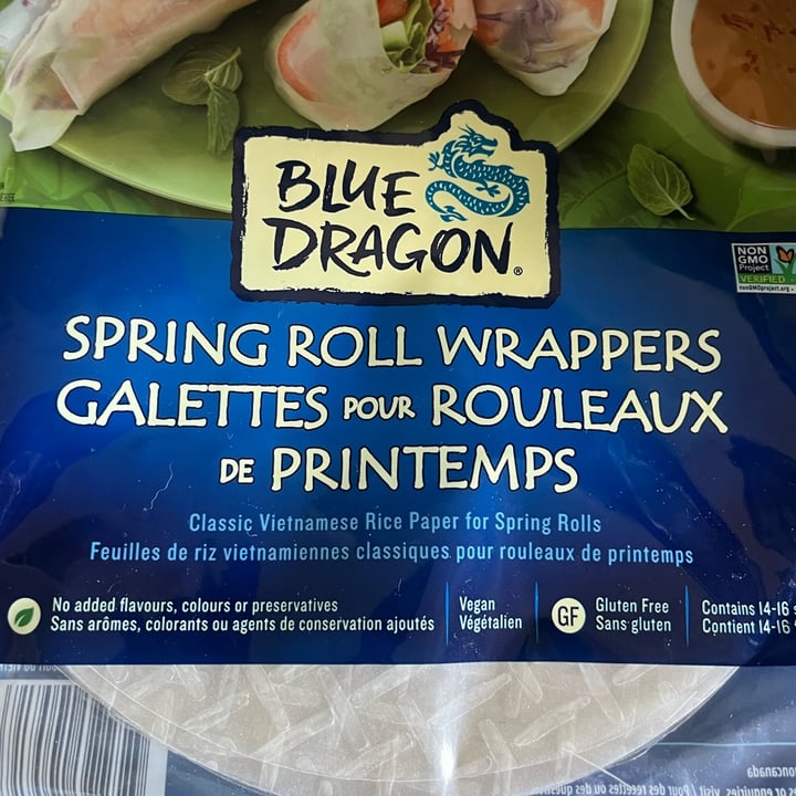 Galettes de riz pour rouleaux de printemps Blue Dragon