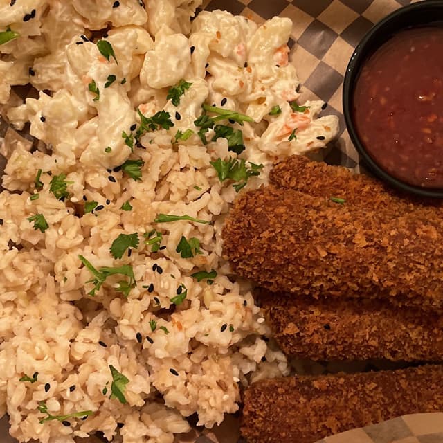 Foto do prato “Tofu Katsu”