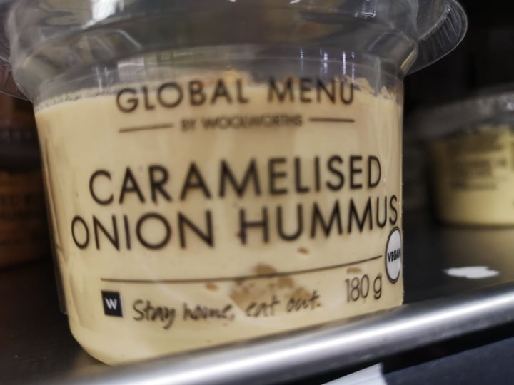 photo of Woolworths Food Caramelised Onion Hummus shared by @pigsnpaws on  05 Jan 2020 - review